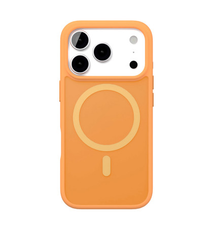 Чехол-накладка VLP Lite Bloom Case with MagSafe для смартфона Apple iPhone 17 Pro Orange