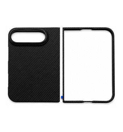 Чехол-накладка VLP Kevlar Case с MagSafe для iPhone Duo Black