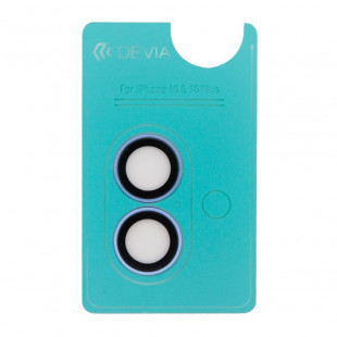 Защитное стекло для камеры Devia Peak Series Lens Protector для iPhone 16/16 Plus Blue