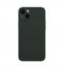 Чехол-накладка VLP Silicone Case with MagSafe для смартфона Apple iPhone 14 Dark Green