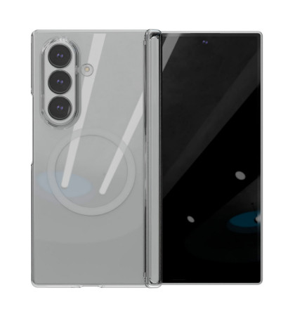 Чехол-накладка VLP Crystal Flex Case с MagSafe для Samsung Galaxy Z Fold 8 Ultra Clear