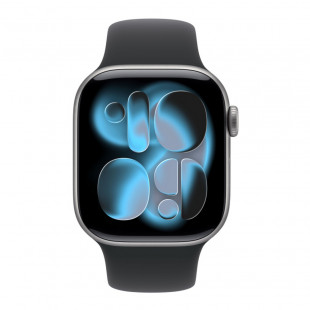 Умные часы Apple Watch Series 11 46mm Aluminum Case with Sport Band M/L Space Gray/Black