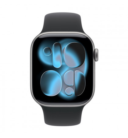 Умные часы Apple Watch Series 11 46mm Aluminum Case with Sport Band M/L Space Gray/Black