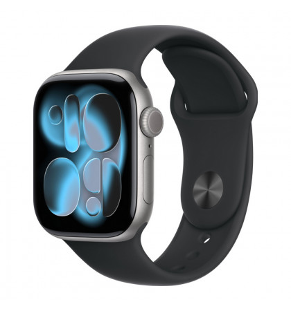Умные часы Apple Watch Series 11 46mm Aluminum Case with Sport Band M/L Space Gray/Black