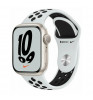 Умные часы Apple Watch Series 7 45mm GPS + Cellular Aluminum Case with Nike Sport Band Starlight/Pure Platinum/Black