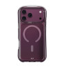 Чехол-накладка VLP Bubble Case with MagSafe для Apple iPhone 18 Pro Max Dark Cherry