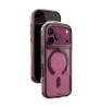 Чехол-накладка VLP Bubble Case with MagSafe для Apple iPhone 18 Pro Max Dark Cherry