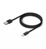 Кабель Borasco USB to USB Type-C Cable 1m 2A Black