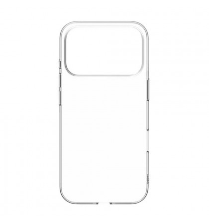Чехол-накладка Borasco Silicone Сase для смартфона iPhone 17 Pro Max Transparent