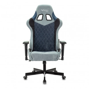 Кресло игровое Zombie VIKING 7 KNIGHT Fabric Blue