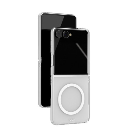 Чехол-накладка VLP Puro Case с MagSafe для Samsung Galaxy Z Flip 8 Transparent