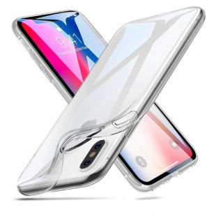 Накладка силиконовая (iPhone Xs Max) Прозрачная