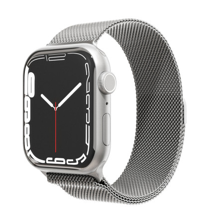 Ремешок из нержавеющей стали VLP для Apple Watch 42/44/45 Silver