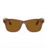 Умные очки Ray-Ban Meta Wayfarer RW4008 Shiny Caramel/Polar Brown