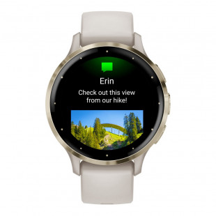 Умные часы Garmin Venu 3S Ivory/Soft Gold Buckle