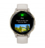 Умные часы Garmin Venu 3S Ivory/Soft Gold Buckle