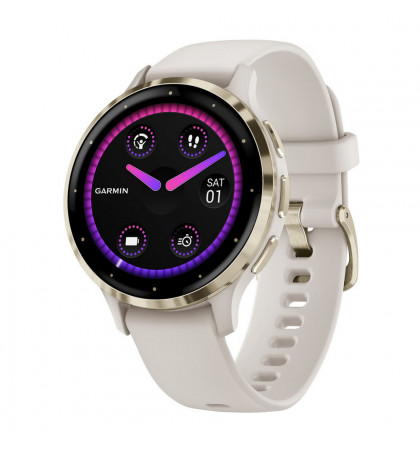 Умные часы Garmin Venu 3S Ivory/Soft Gold Buckle