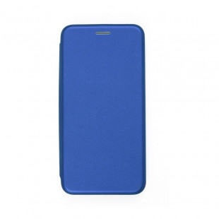 Книжка боковая основа силиконовая (Xiaomi Redmi 12) Синяя