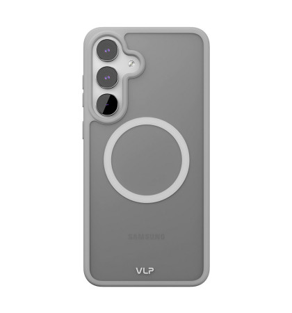 Чехол-накладка VLP Moon Case MagSafe для Samsung Galaxy S25 FE Grey