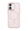 Чехол-накладка Comma Joy Elegant Magnetic Anti-Shock Case(Built-In Touch) для iPhone 17 Pink Purple