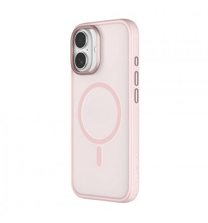 Чехол-накладка Comma Joy Elegant Magnetic Anti-Shock Case(Built-In Touch) для iPhone 17 Pink Purple