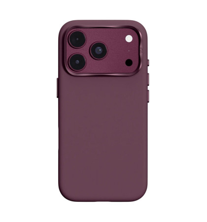 Чехол-накладка VLP Aster Pro Case with MagSafe для Apple iPhone 18 Pro Dark Cherry