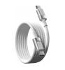 Дата-кабель VLP Force Line Magnet USB-C, 1.5м, 100W USB 2.0 White