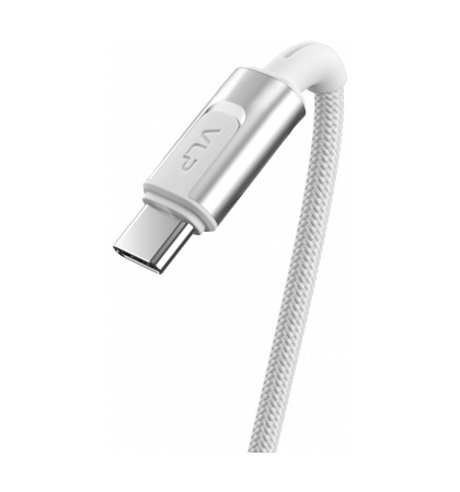 Дата-кабель VLP Force Line Magnet USB-C, 1.5м, 100W USB 2.0 White