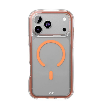 Чехол-накладка VLP Bubble Case with MagSafe для смартфона Apple iPhone 17 Pro Orange