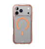 Чехол-накладка VLP Bubble Case with MagSafe для смартфона Apple iPhone 17 Pro Orange
