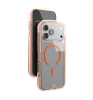 Чехол-накладка VLP Bubble Case with MagSafe для смартфона Apple iPhone 17 Pro Orange