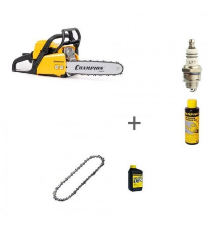 Бензопила Champion 232-14 + подарок Yellow/Black