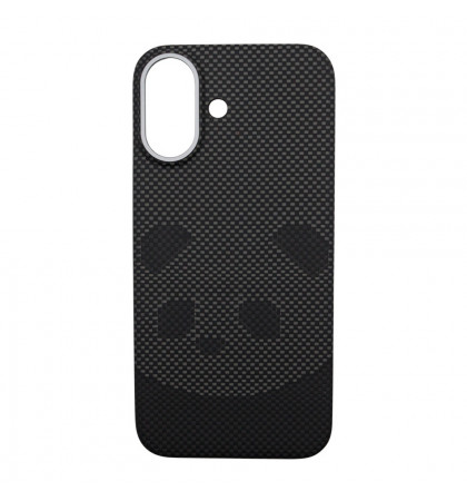Чехол-накладка Comma Woven Series Kevlar Magnetic ShockProof Case(Panda) для iPhone 17 Black