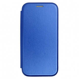 Книжка силиконовая основа боковая (Samsung Galaxy M31) Синяя