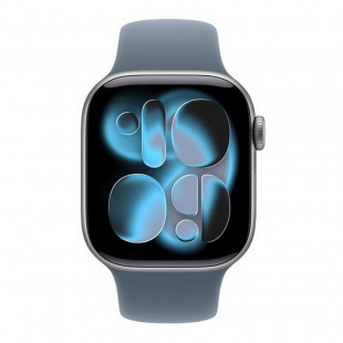 Умные часы Apple Watch Series 11 42mm Aluminum Case with Sport Band S/M Space Gray/Anchor Blue