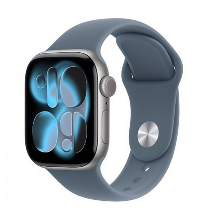 Умные часы Apple Watch Series 11 42mm Aluminum Case with Sport Band S/M Space Gray/Anchor Blue