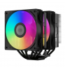 Устройство охлаждения (кулер) PcCooler RT620 ARGB Soc-AM5/AM4/1151/1200/2066/1700 4-pin 28-32dB Al+Cu 265W Ret