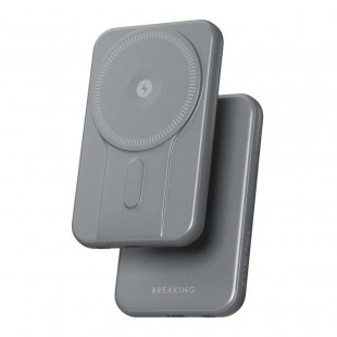 Внешний аккумулятор Breaking MagSafe Powerbank 5000mAh 20W P219 Graphite