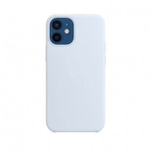 Накладка Soft Touch (iPhone 12 mini) Голубой