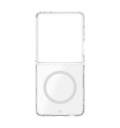 Чехол-накладка VLP Crystal Сase MagSafe для Samsung Galaxy Z Flip 7 Clear