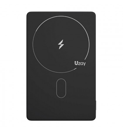 Внешний аккумулятор Uzay Slim PowerBank MagSafe 5000mAh 20W Black