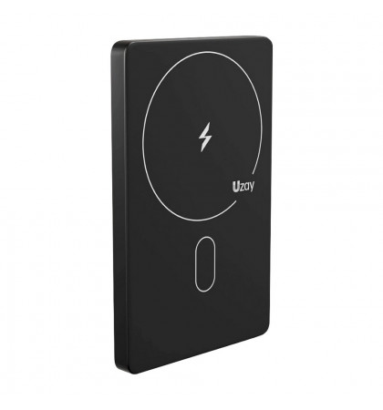 Внешний аккумулятор Uzay Slim PowerBank MagSafe 5000mAh 20W Black