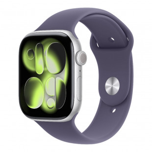Умные часы Apple Watch Series 11 46mm Aluminum Case with Sport Band M/L Silver/Purple Fog