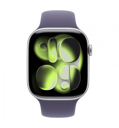 Умные часы Apple Watch Series 11 46mm Aluminum Case with Sport Band M/L Silver/Purple Fog