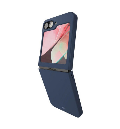 Чехол-накладка VLP Flex Сase для смартфона Samsung Galaxy Z Flip 6 Dark Blue