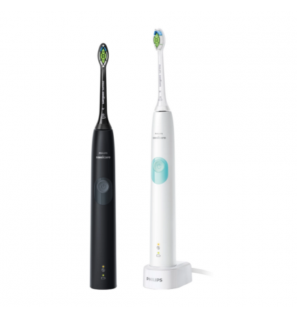 Набор электрических зубных щеток Philips Sonicare ProtectiveClean 4300 Sonic White/Black