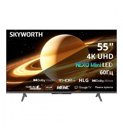 55" Телевизор Skyworth 55X66H Black