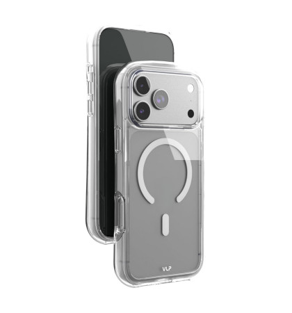Чехол-накладка VLP Bubble Case with MagSafe для смартфона Apple iPhone 17 Pro White