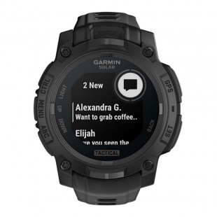 Умные часы Garmin Instinct 3 45mm Solar Tactical Edition Black