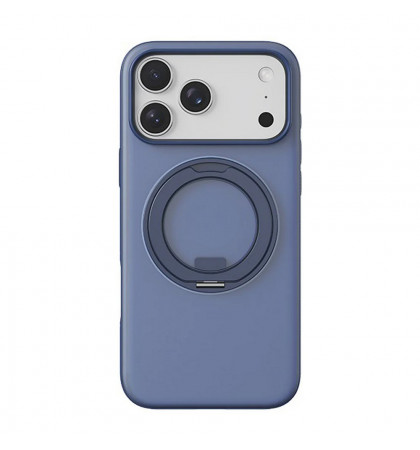 Чехол-накладка Comma Joy Elegant Magnetic 360 Rotating Stand Case для iPhone 17 Pro Max Dark Blue